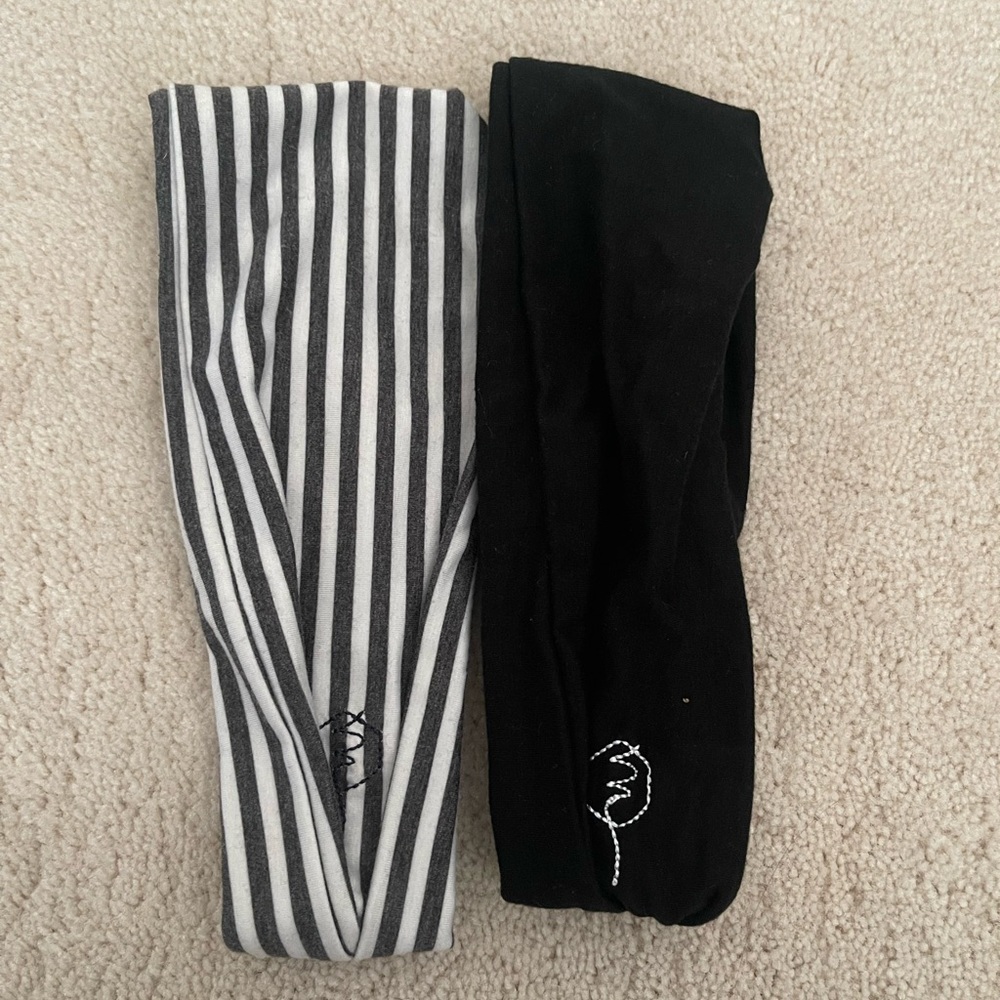 Striped and Black Maven Headband